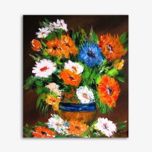 flowers oil painting
