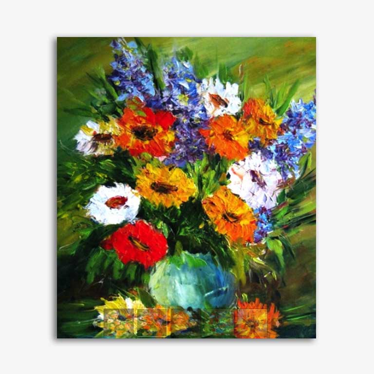 flowers oil painting